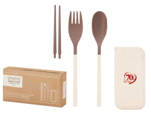 バンブー素材カトラリー3点セット